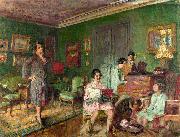 Edouard Vuillard Madame Andre Wormser and her Children France oil painting artist
